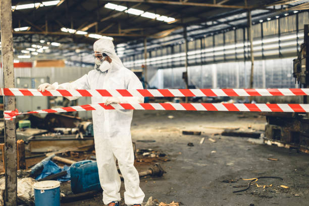 Professional Biohazard technician working in Altoona, WI